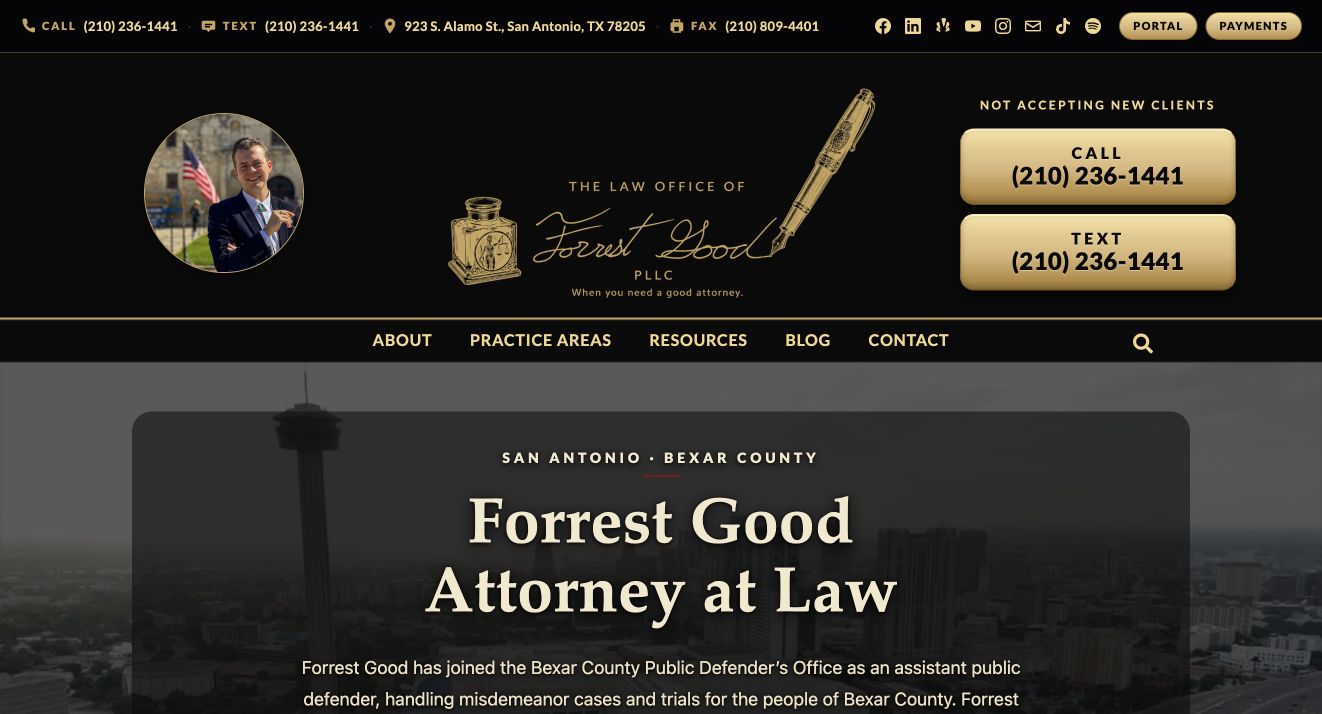 Forrest Good PLLC website