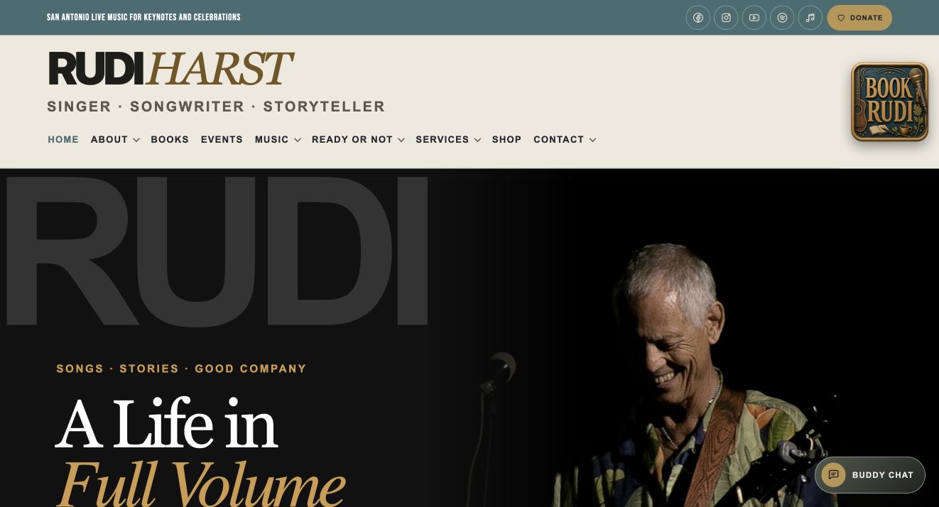 Rudi Harst website
